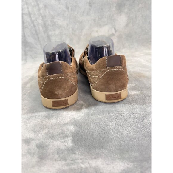 Clarks Shoes Men's 9M Tan Loafers slip on - Picture 2 of 10